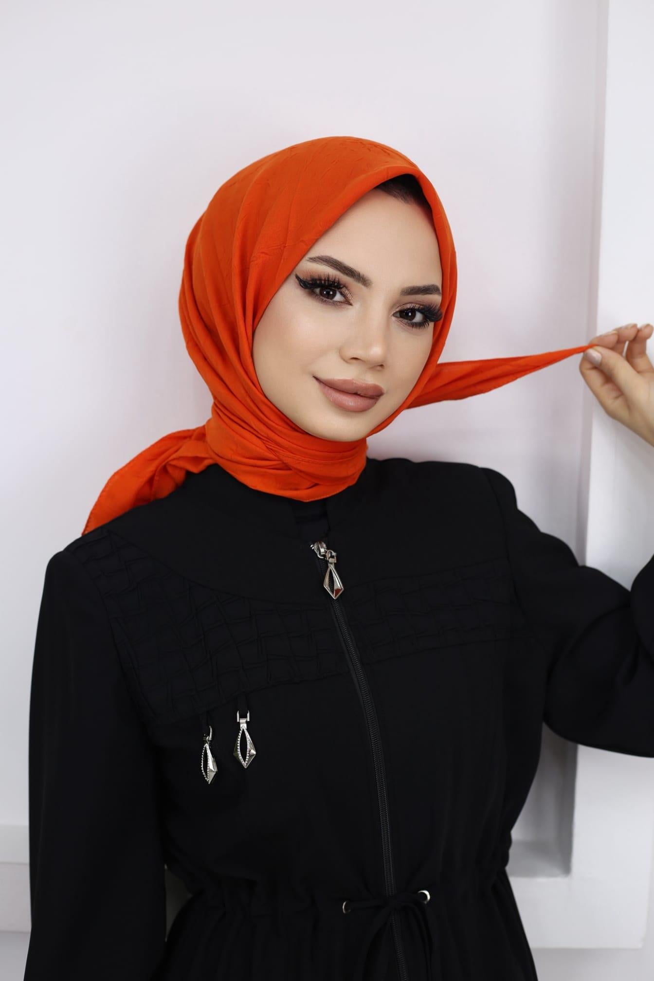 BAMBU KRAŞ EŞARP TURUNCU