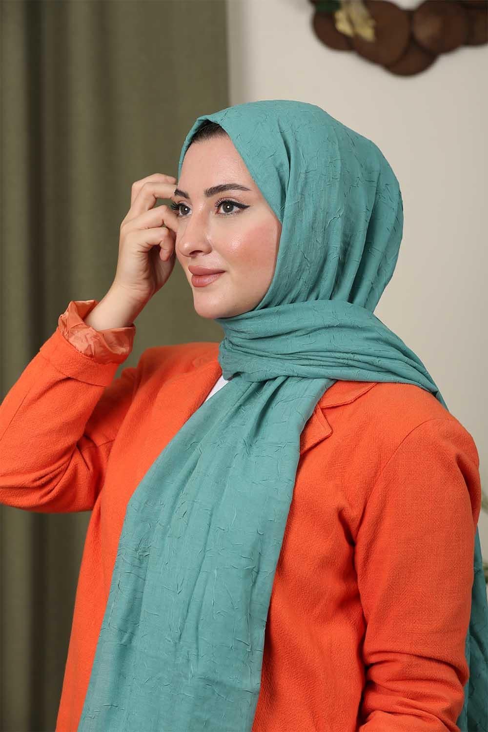 Bambu Kraş Şal Yeşil