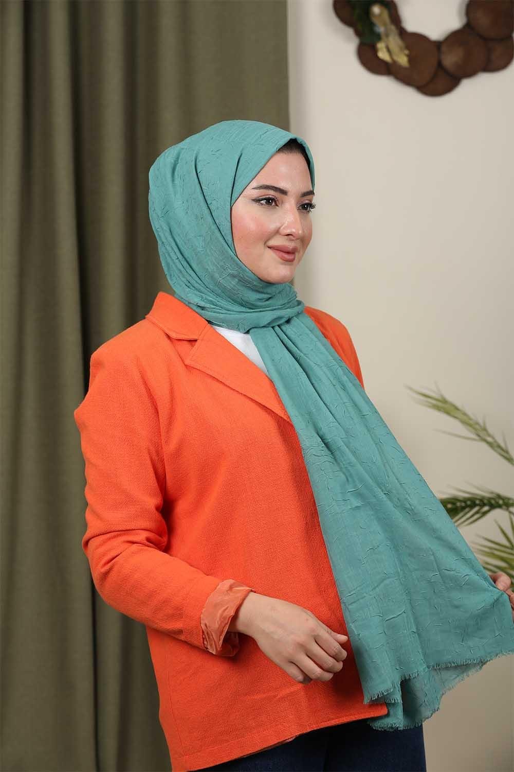 Bambu Kraş Şal Yeşil