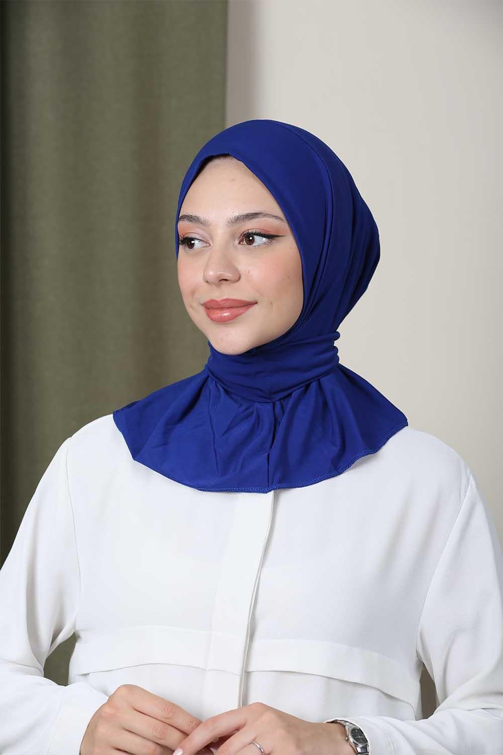 Çıtçıtlı Hijab Bone Saks