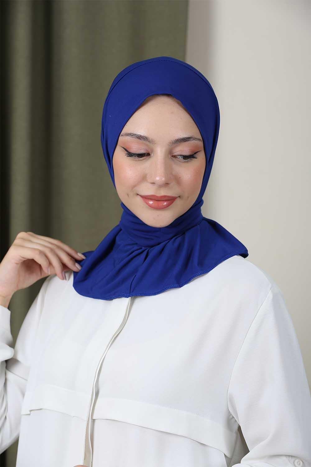 Çıtçıtlı Hijab Bone Saks