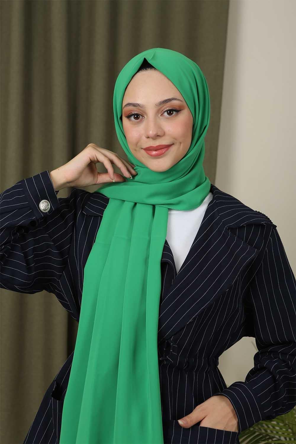 Lüks Medine İpek Şal Benetton