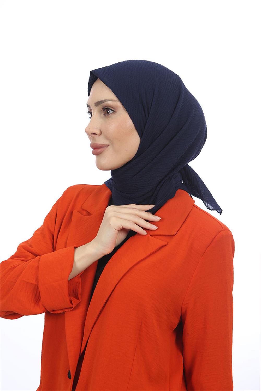 Mio Caz Eşarp Lacivert