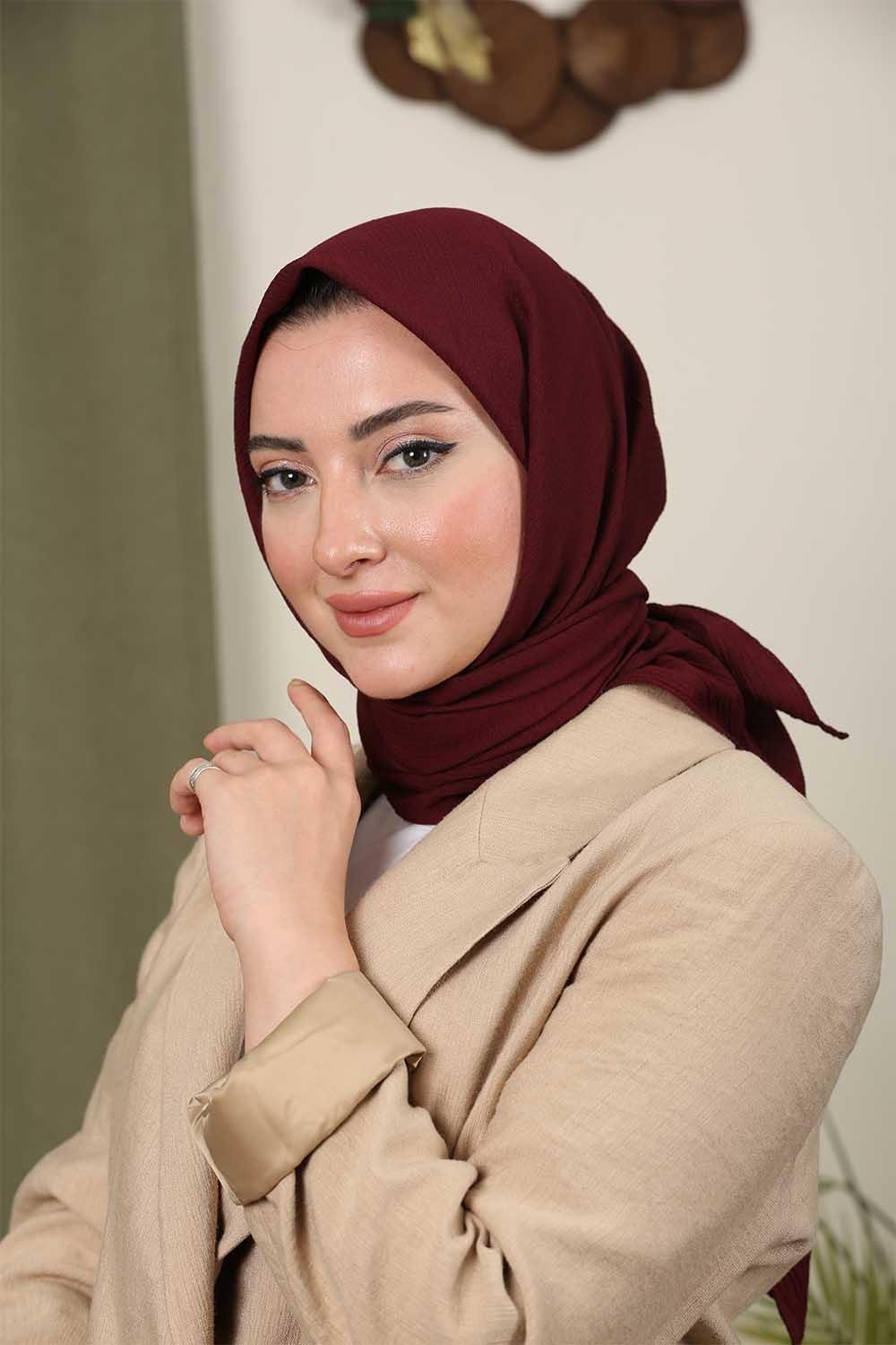 Mio Cazz Eşarp Bordo