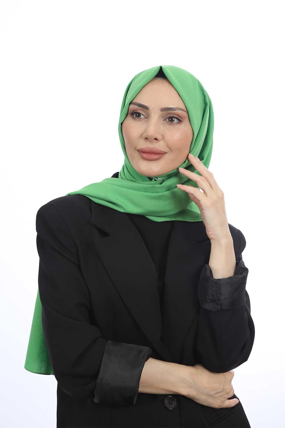 Pamuk Cazz Şal Açık Yeşil