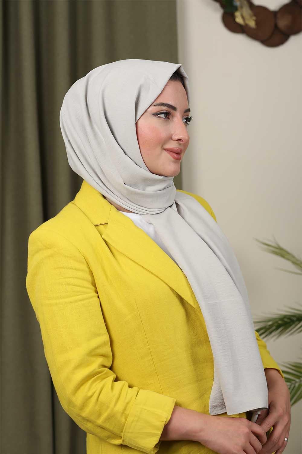 Pamuk Cazz Şal Bej