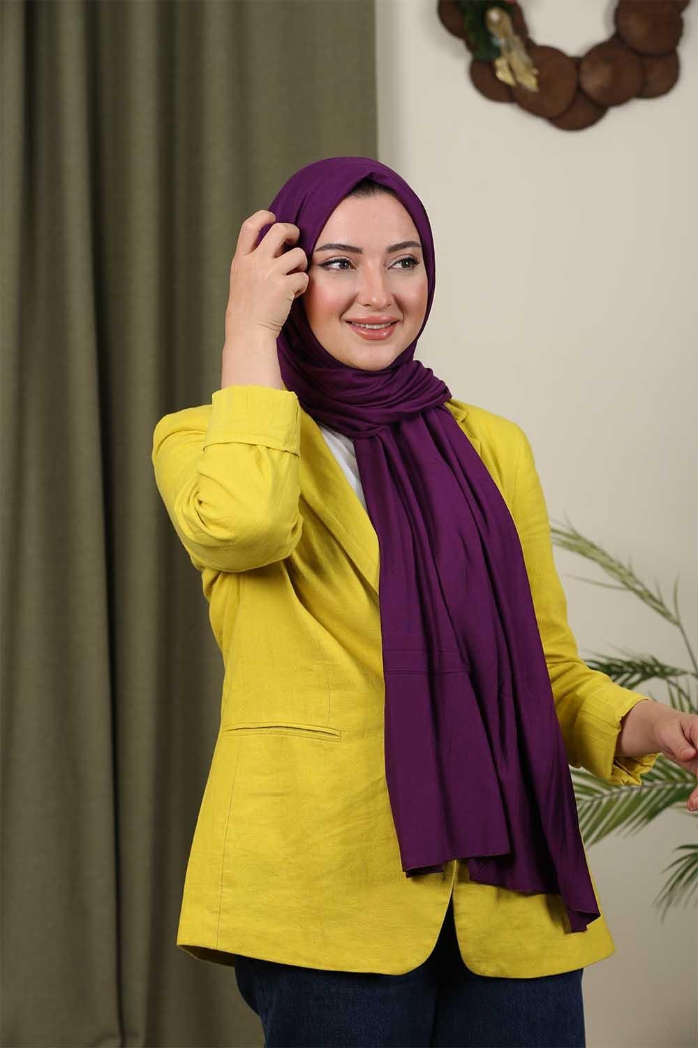 Penye Şal Mor