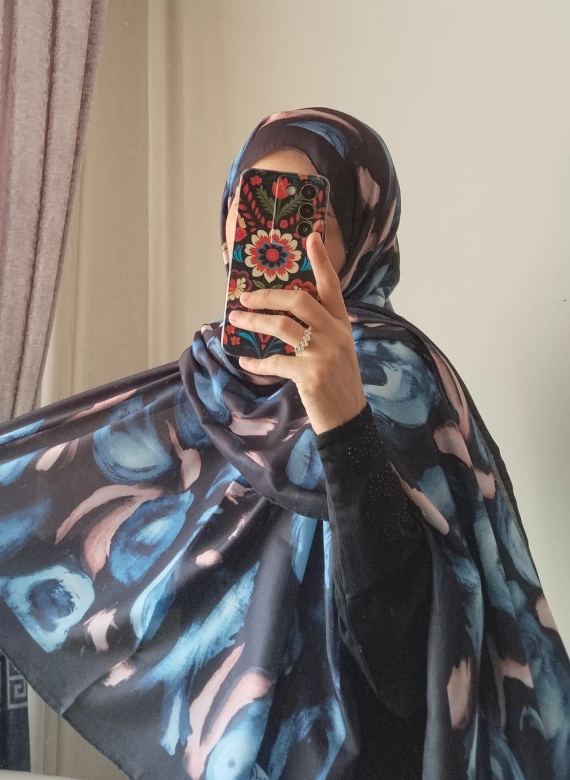 retro desen soft şal