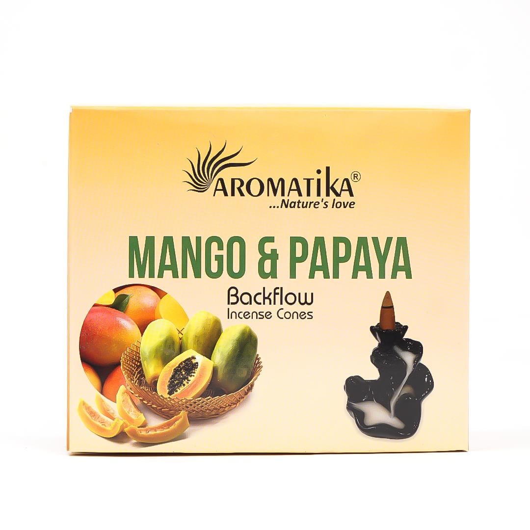 Aromatika Mango & Papaya Geri Akışlı Şelale Tütsü (Backflow)