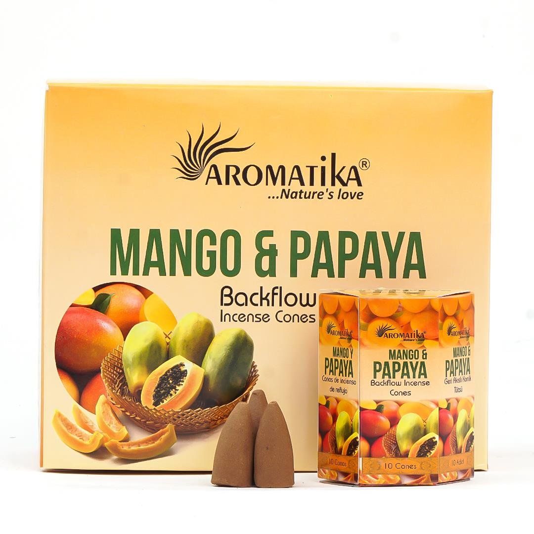 Aromatika Mango & Papaya Geri Akışlı Şelale Tütsü (Backflow)