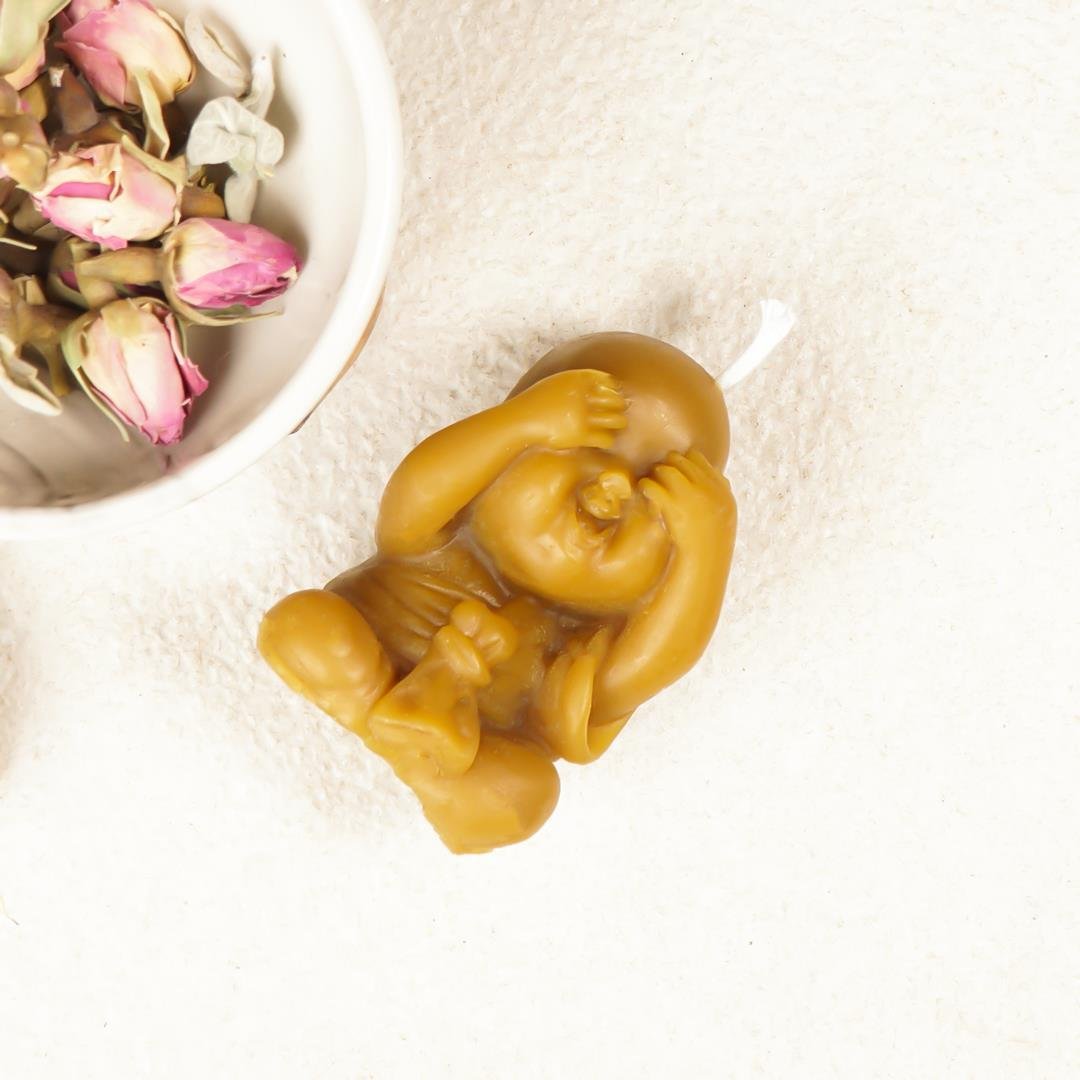 Buddha Temalı Balmumu Mum