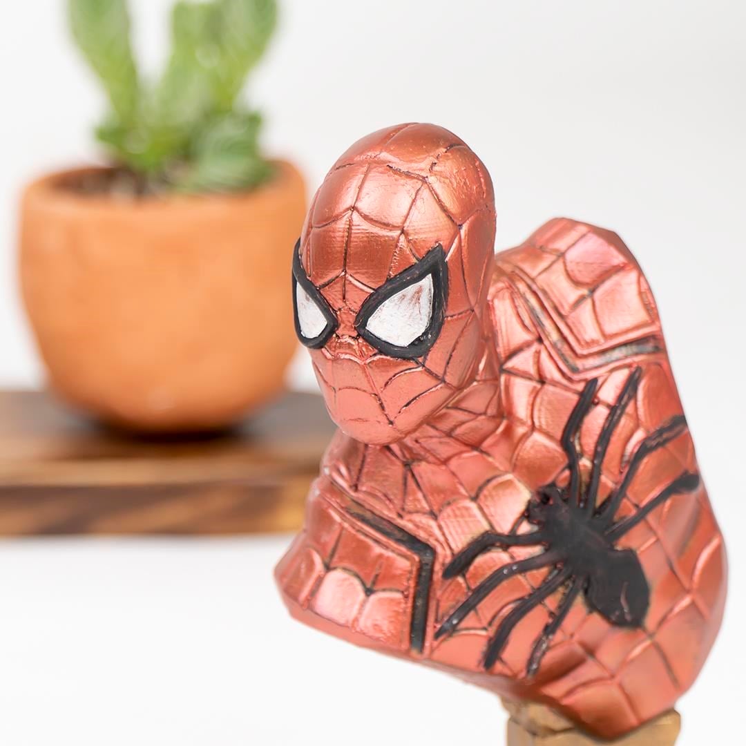 Dekoratif Spiderman Büst