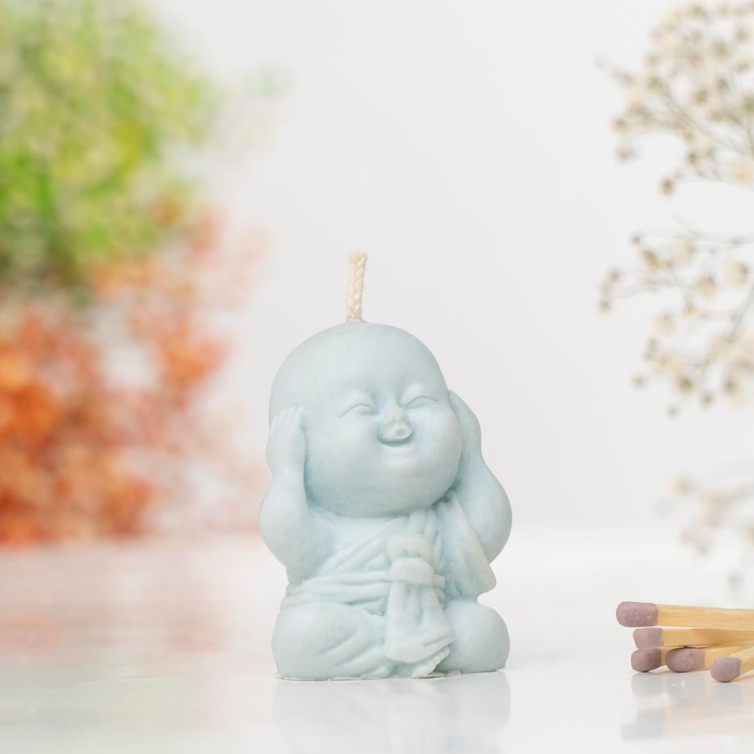 Duymadım Temalı Buddha Soya Mum