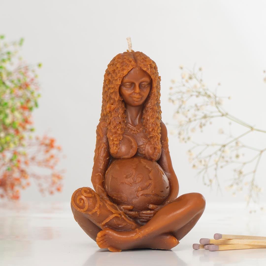 Gaia Temalı Balmumu Mum