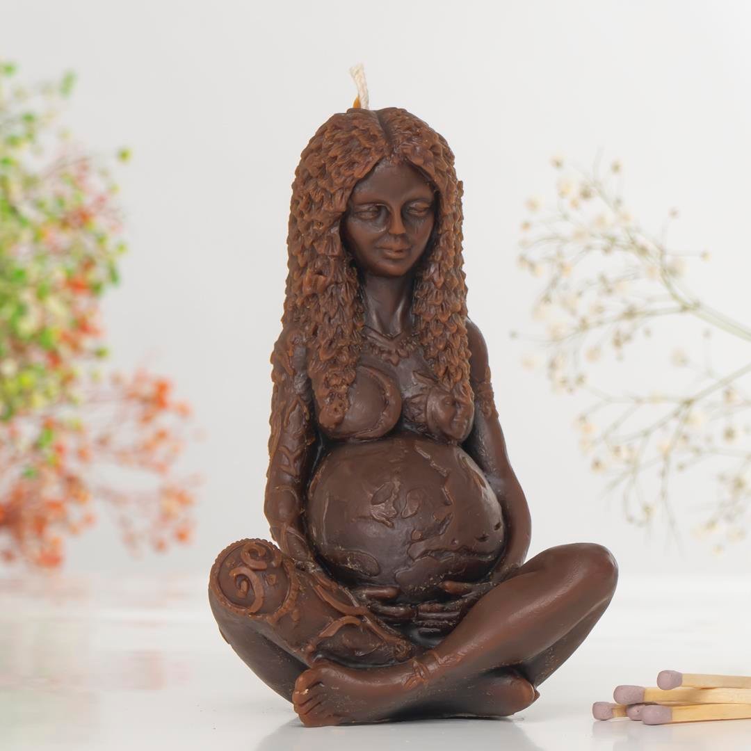 Gaia Temalı Balmumu Mum