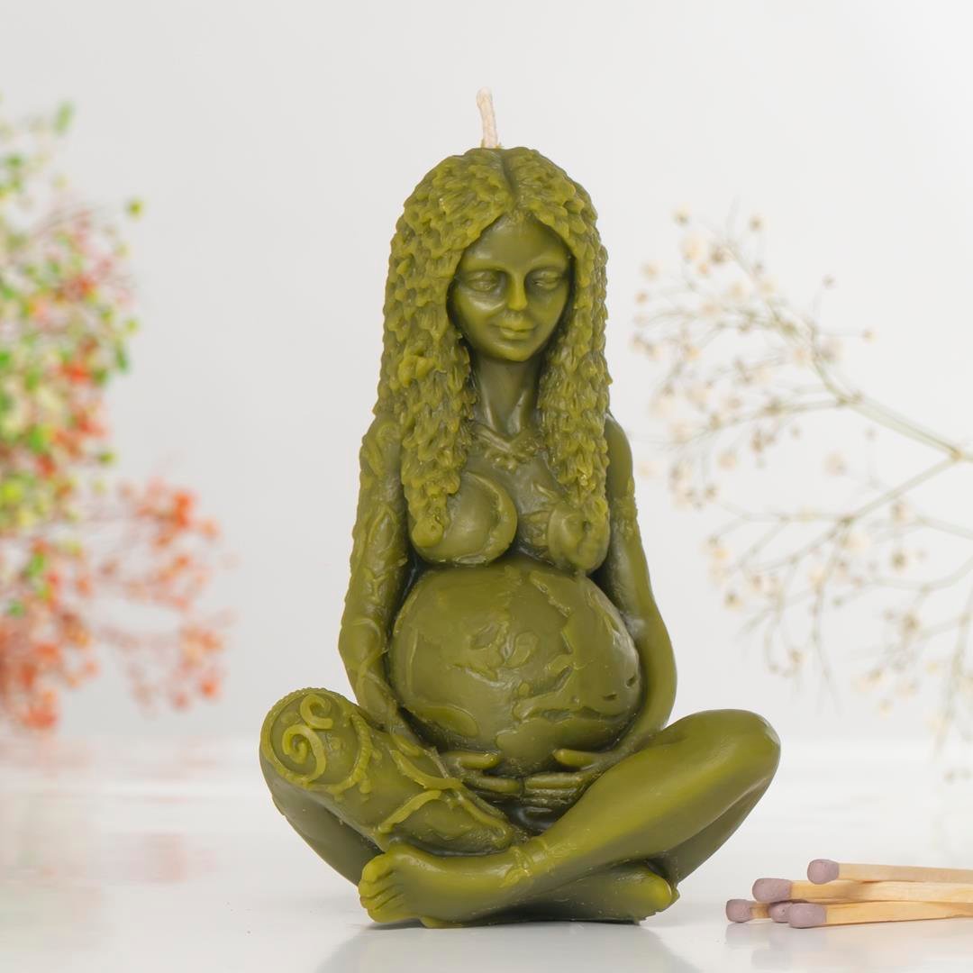 Gaia Temalı Balmumu Mum