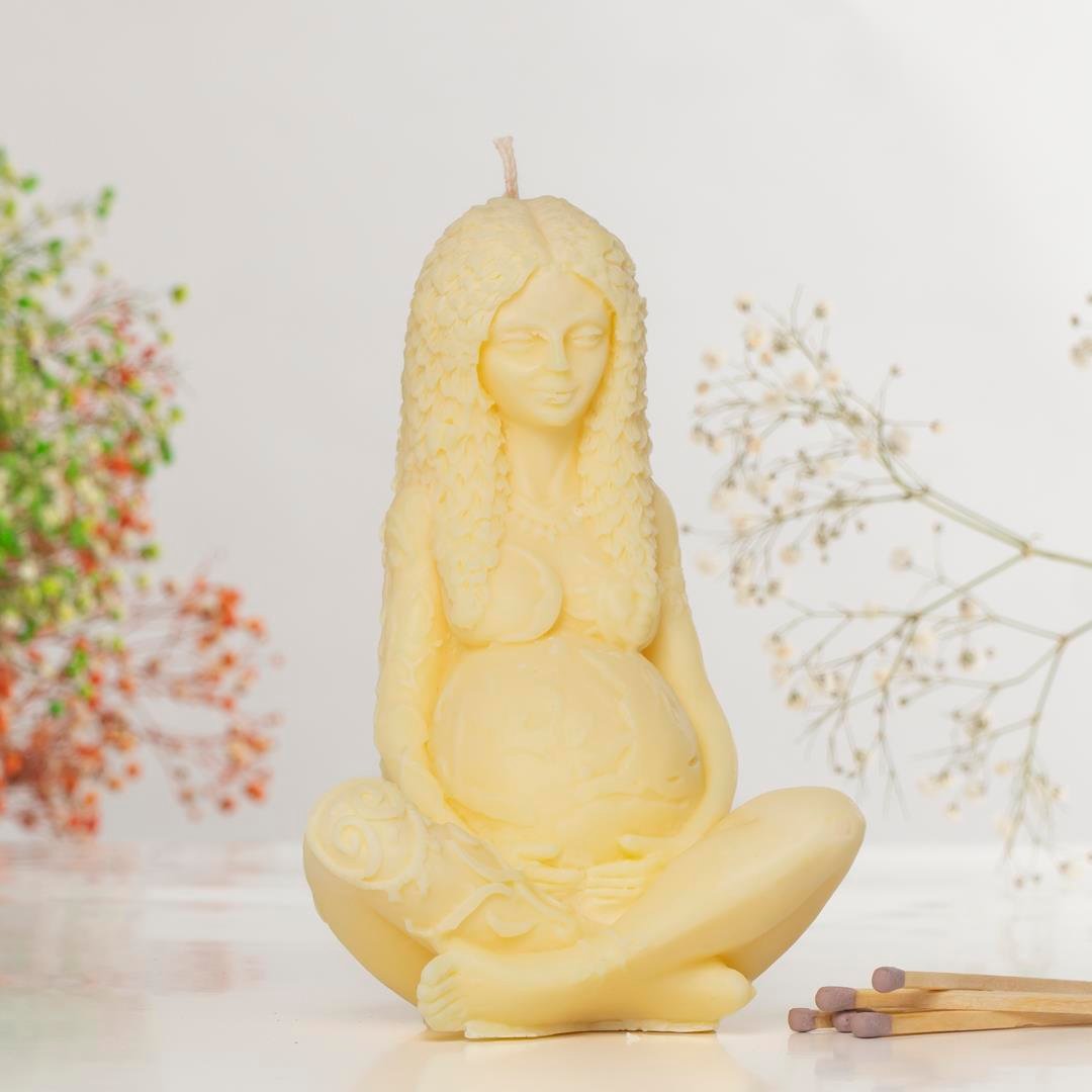 Gaia Temalı Soya Mum