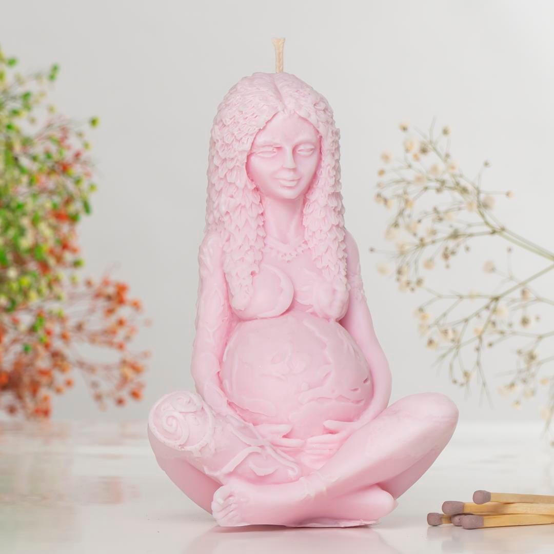 Gaia Temalı Soya Mum