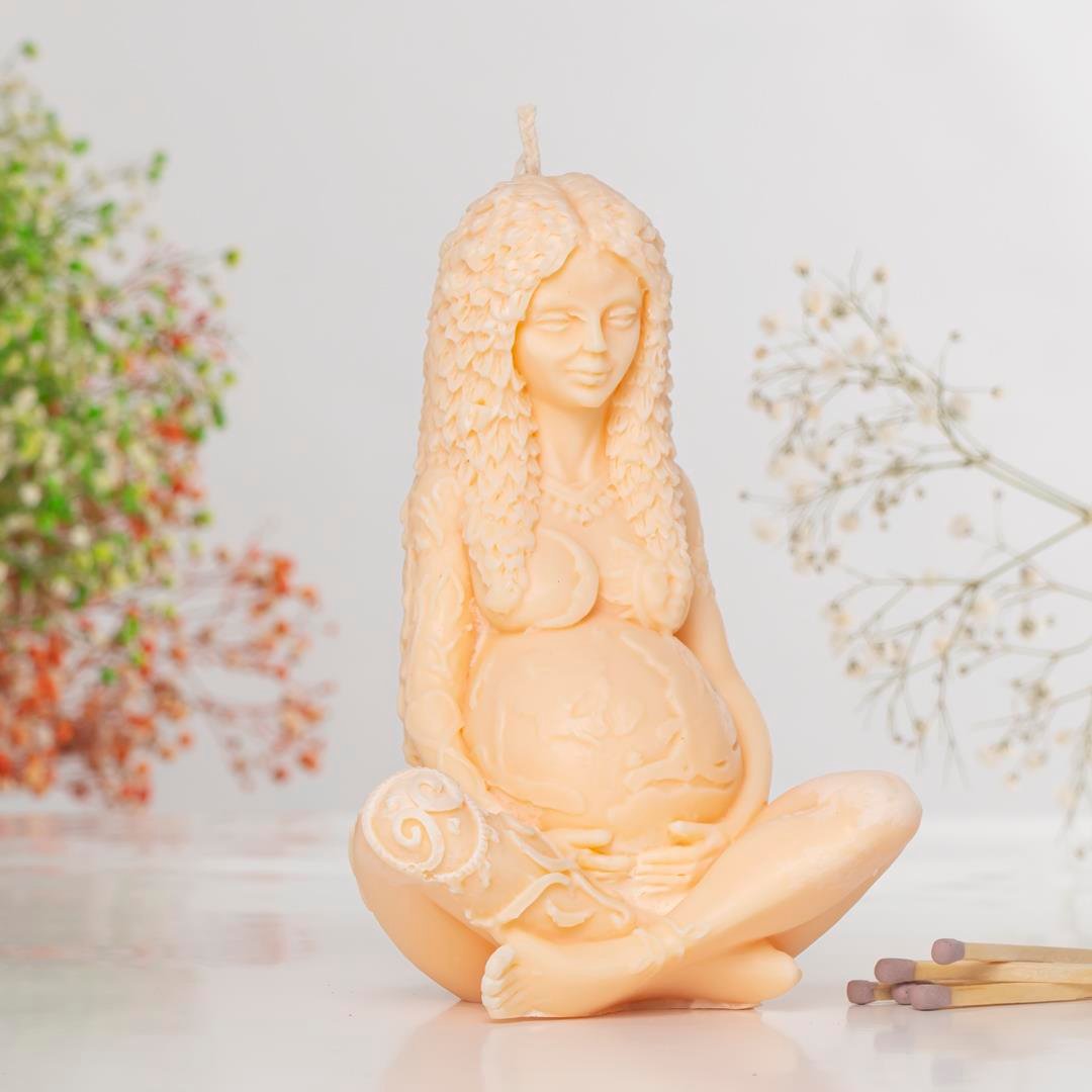 Gaia Temalı Soya Mum