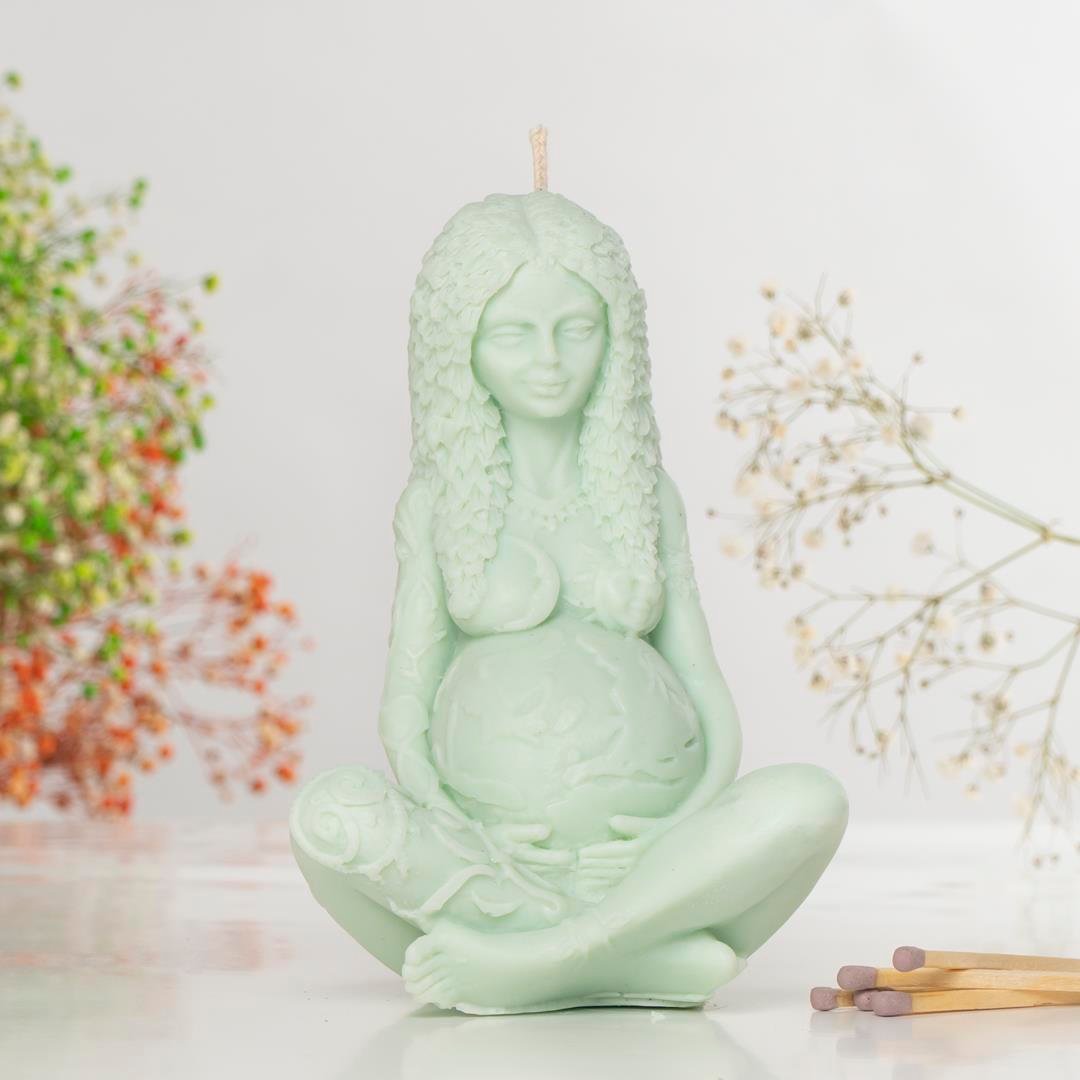 Gaia Temalı Soya Mum
