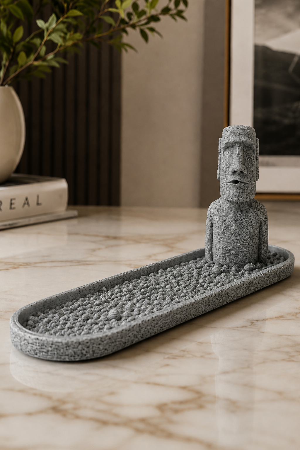 Moia 1.kalite Baskı Modern Dekoratif Tütsülük Model