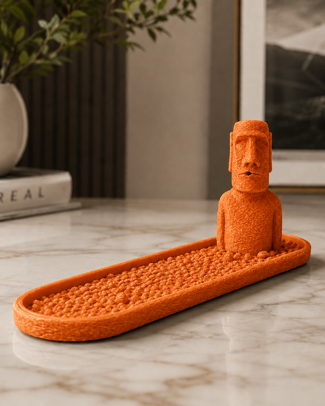 Moia 1.kalite Baskı Modern Dekoratif Tütsülük Model