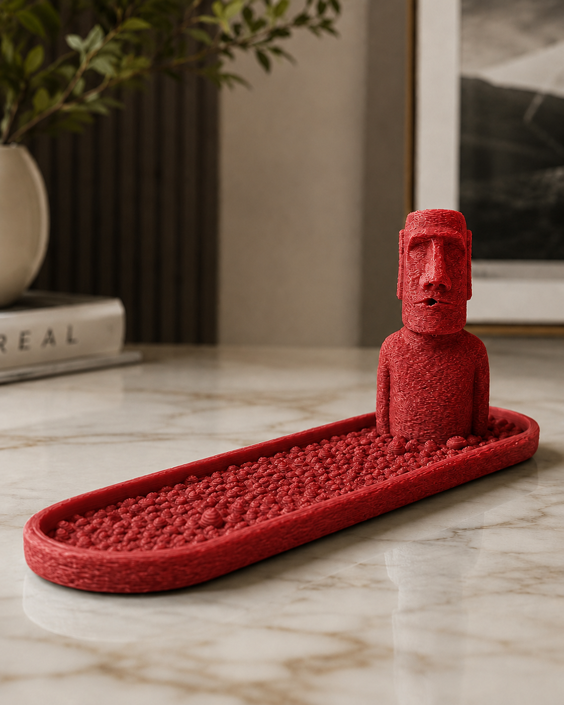 Moia 1.kalite Baskı Modern Dekoratif Tütsülük Model