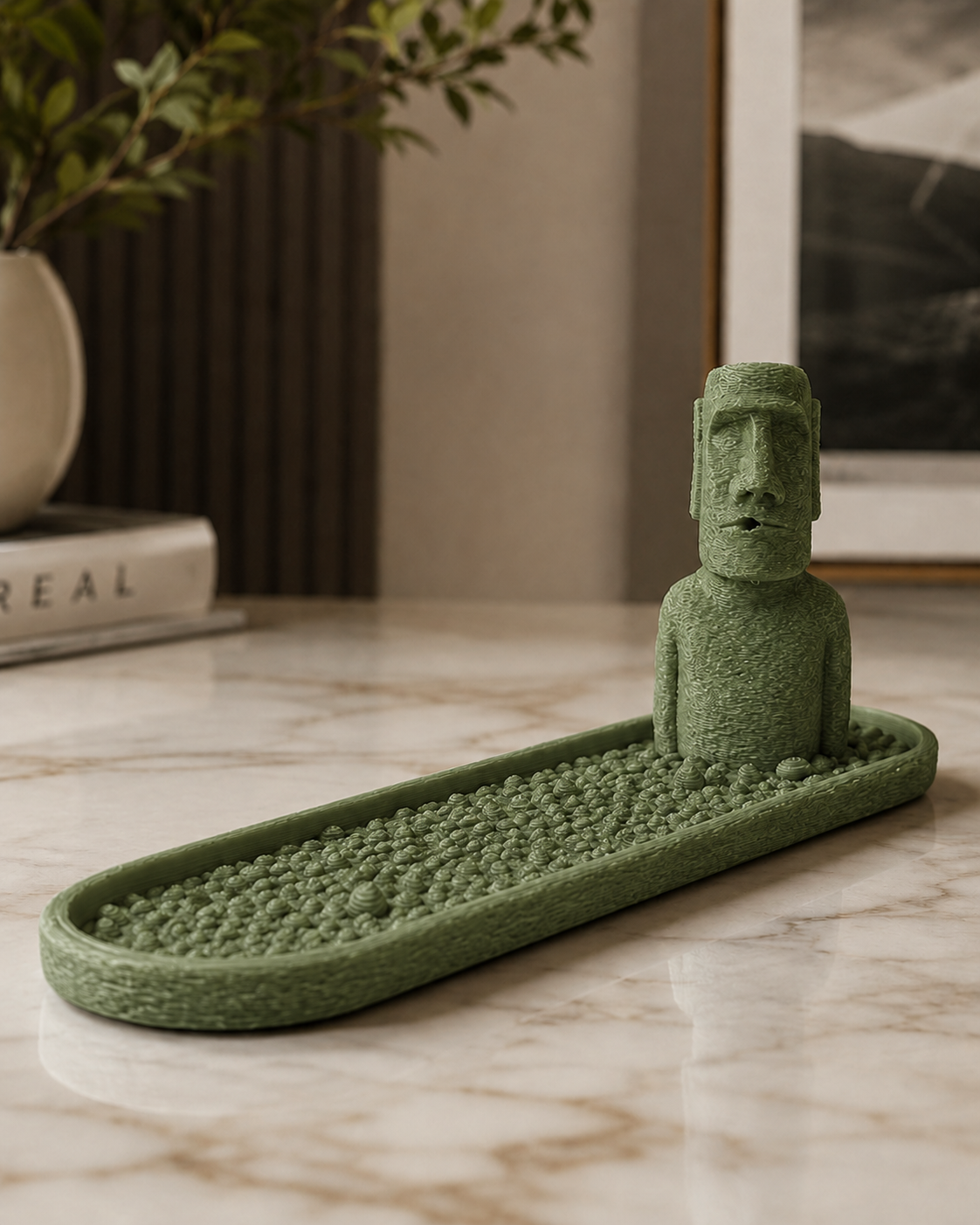 Moia 1.kalite Baskı Modern Dekoratif Tütsülük Model