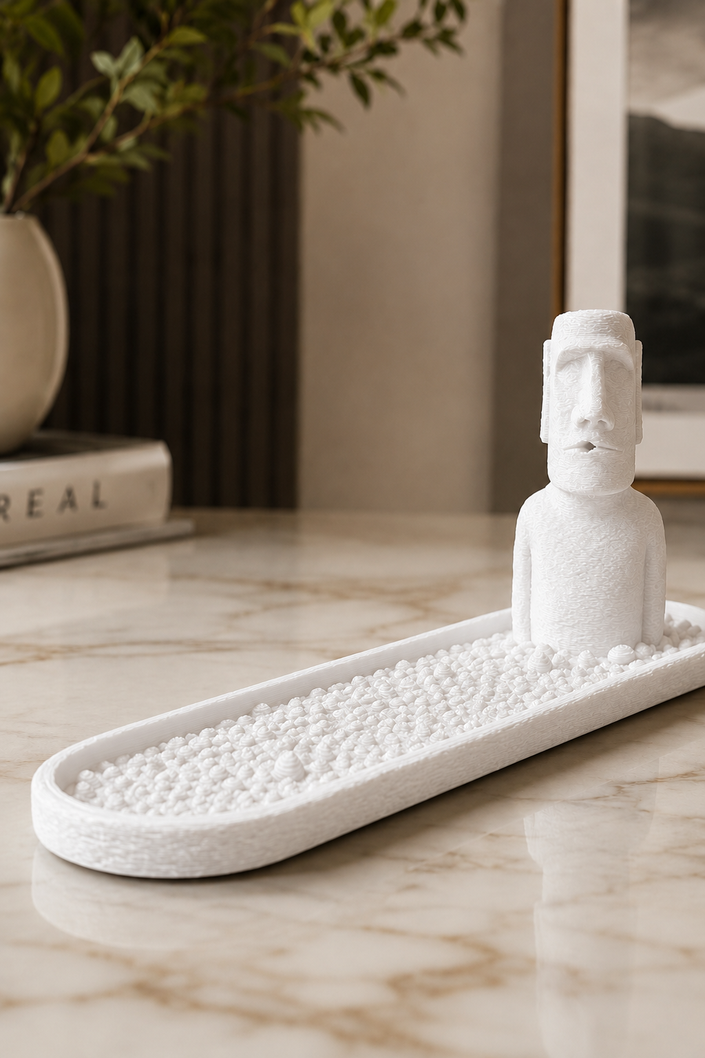 Moia 1.kalite Baskı Modern Dekoratif Tütsülük Model