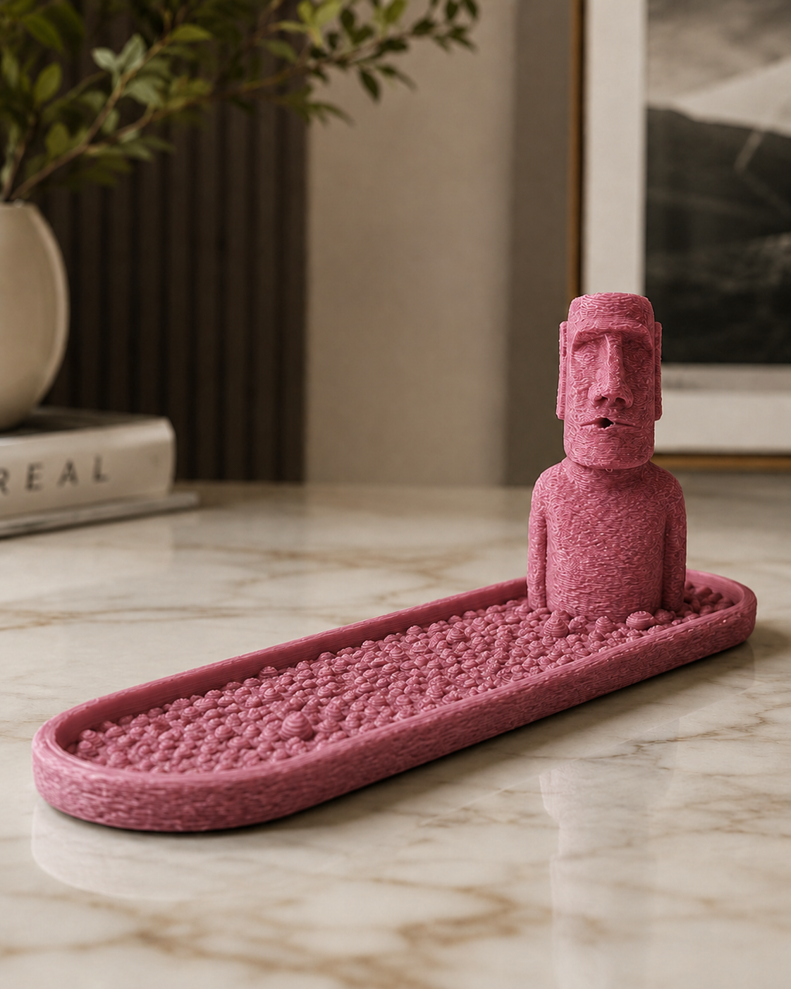 Moia 1.kalite Baskı Modern Dekoratif Tütsülük Model