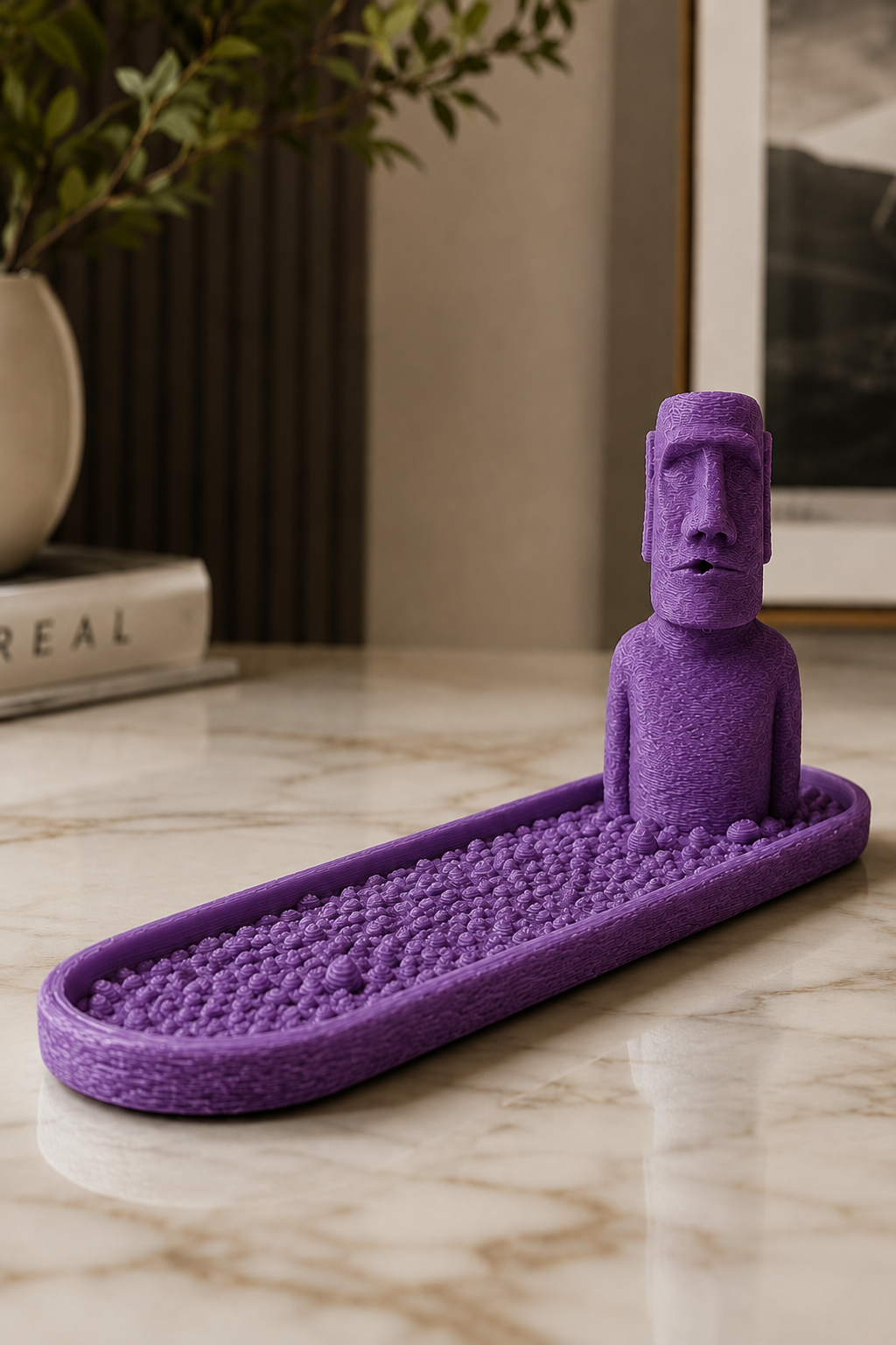 Moia 1.kalite Baskı Modern Dekoratif Tütsülük Model