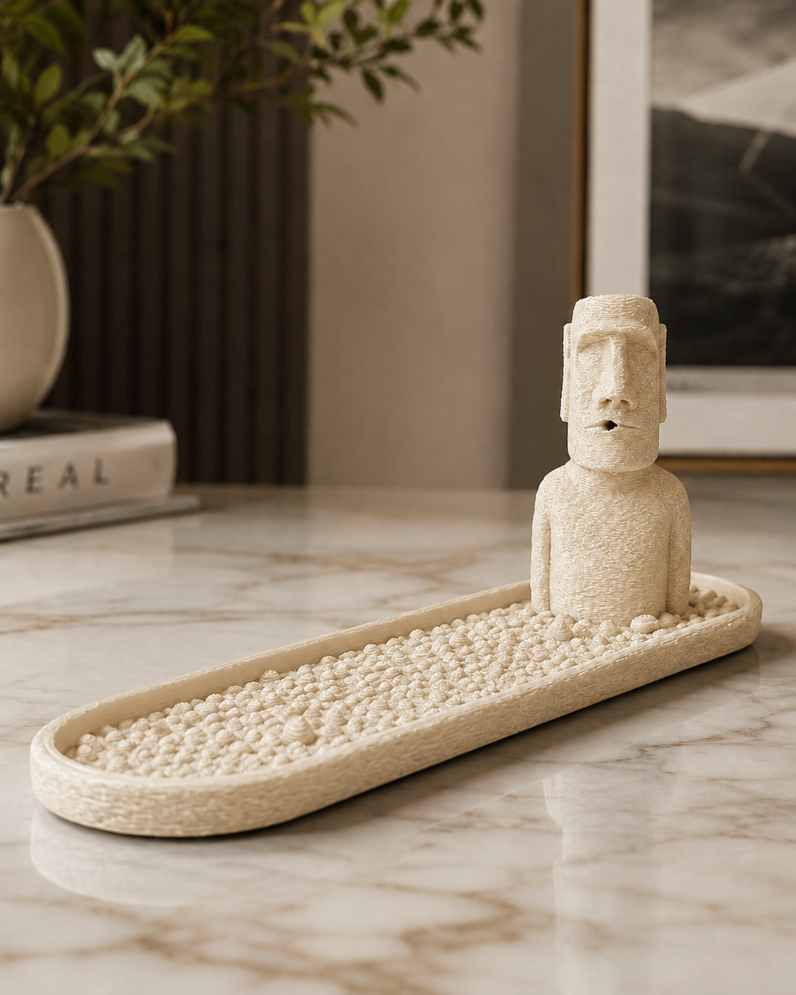 Moia 1.kalite Baskı Modern Dekoratif Tütsülük Model
