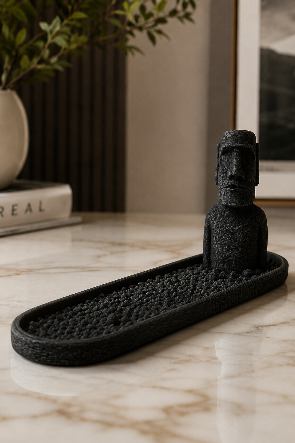 Moia 1.kalite Baskı Modern Dekoratif Tütsülük Model