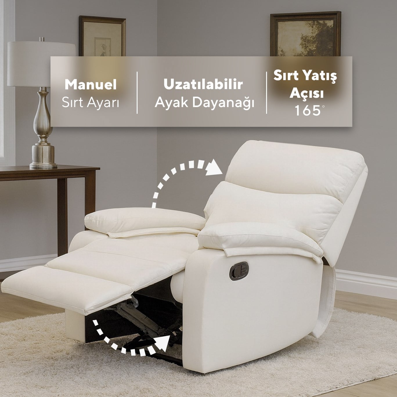 Happhom Elektrikli Masajlı TV/Baba Koltuğu HAPMC-01