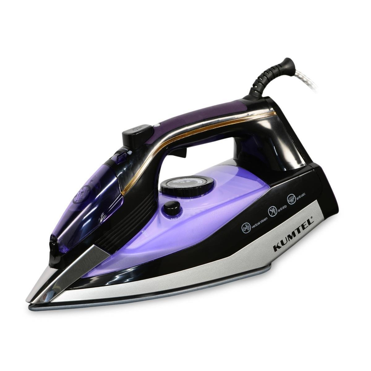 Kumtel 2500 Watt Seramik Mor Buharlı Ütü