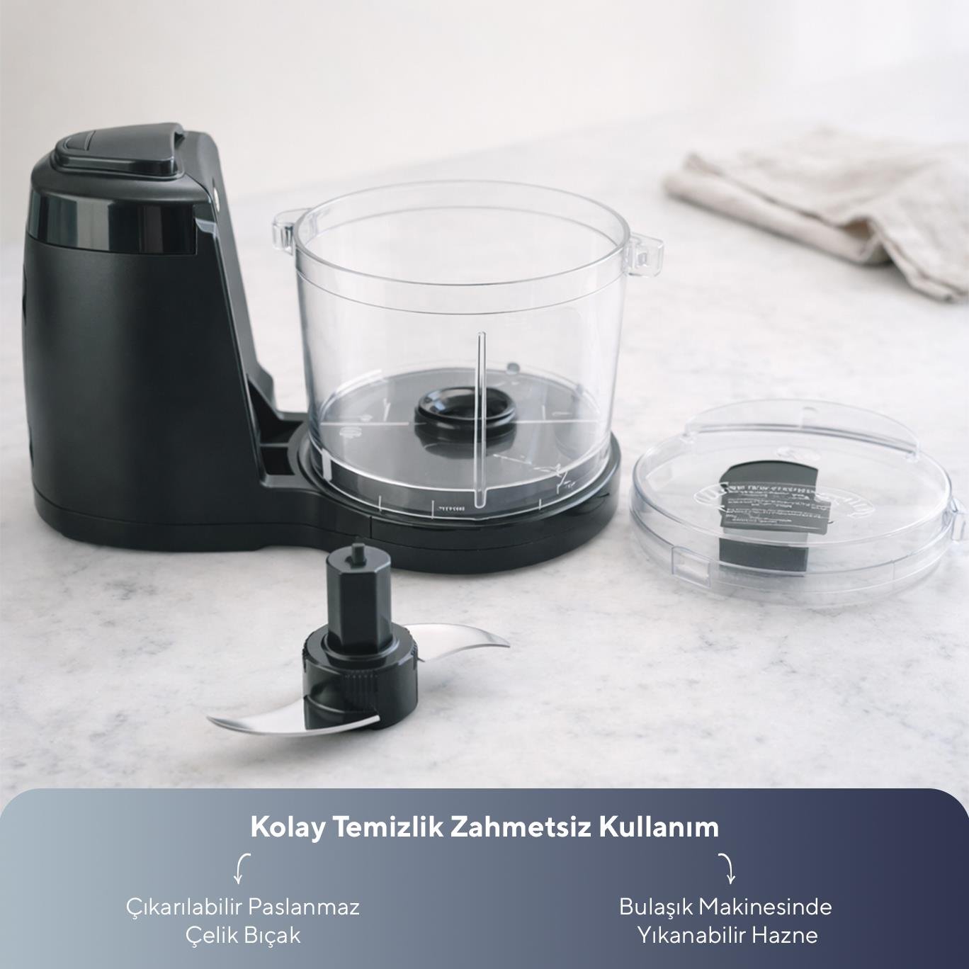 Kumtel 3 in 1 Mini Doğrayıcı 500 ml HCH-02