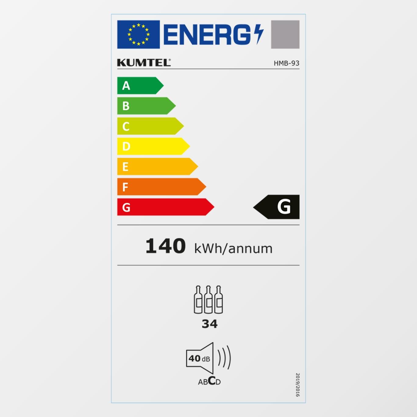 Kumtel 93L İçecek Soğutucu Minibar HMB-93