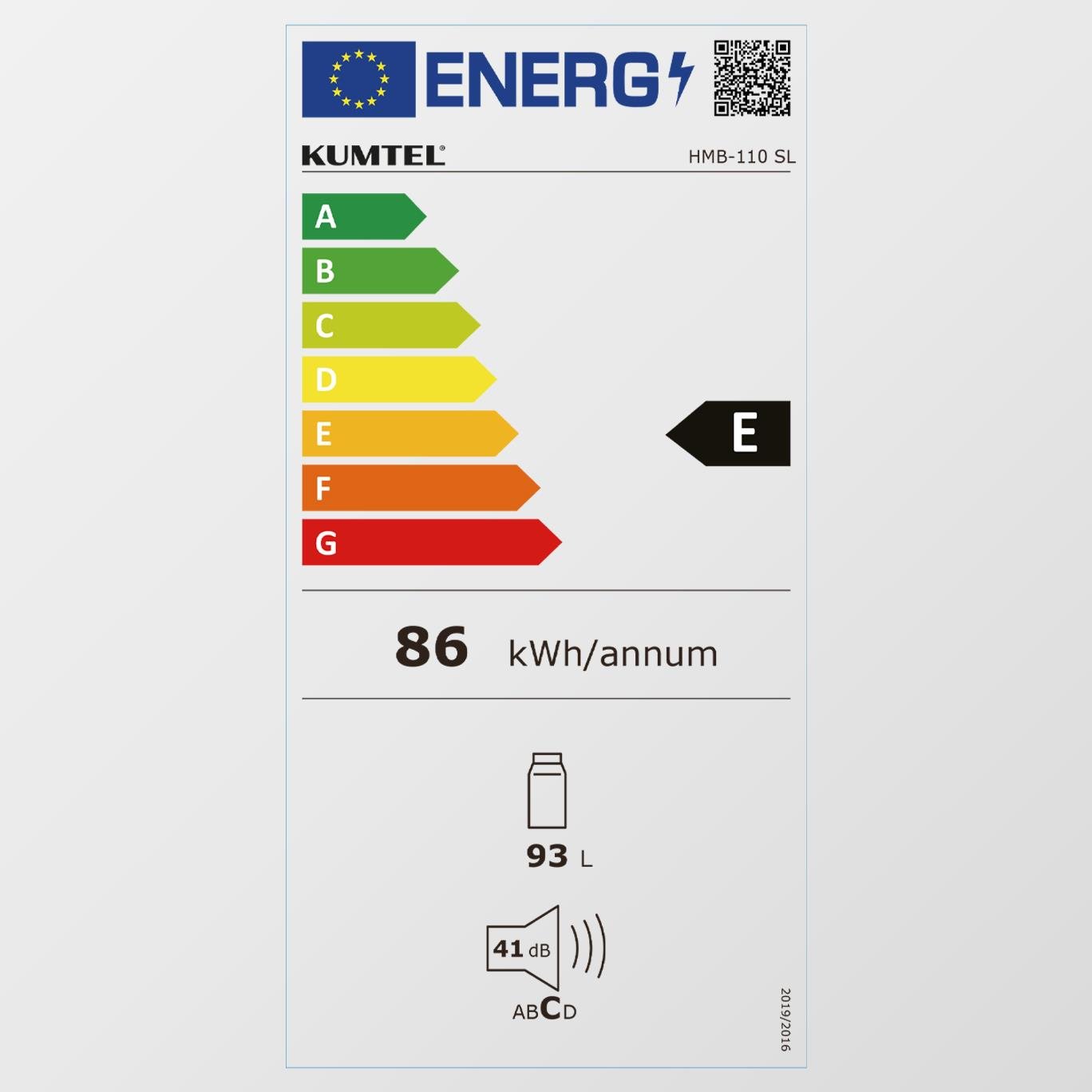 KUMTEL 93L Silver Büro Tipi Buzdolabı HMB-110