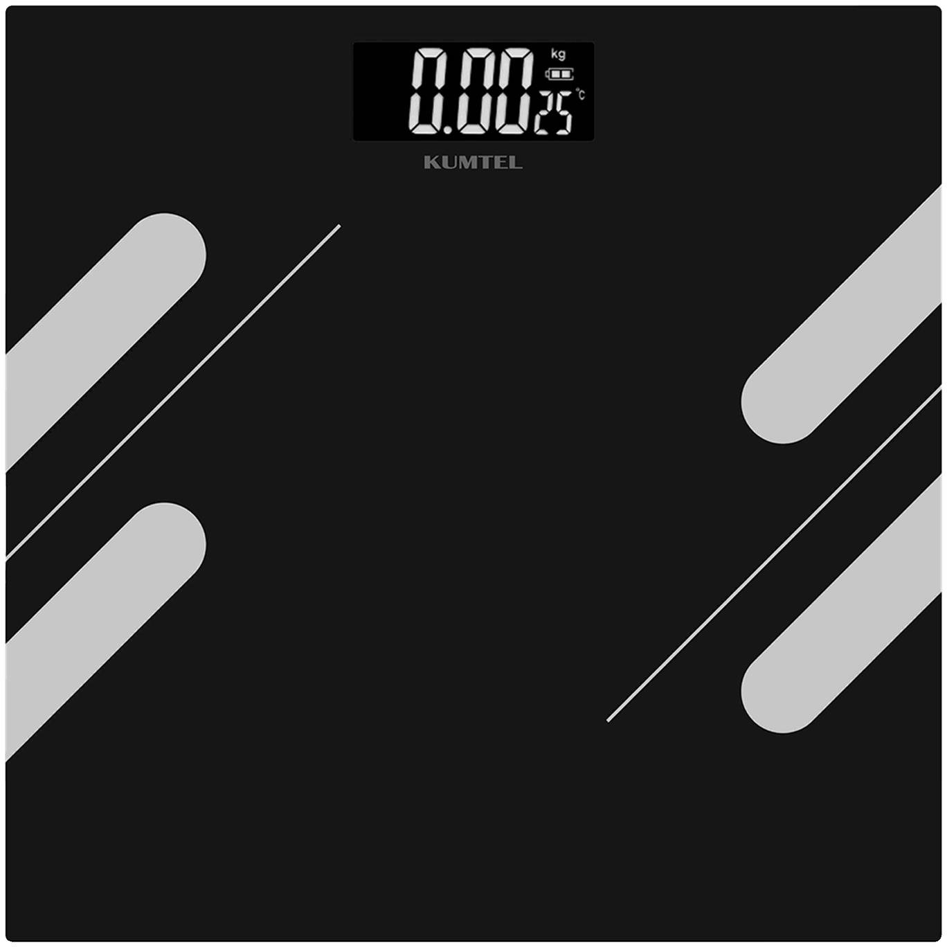 Kumtel Akıllı Dijital Baskül - Yağ Su Kas Vücut Kitle Endeksli Kilo Ölçer Tartı HDB-04