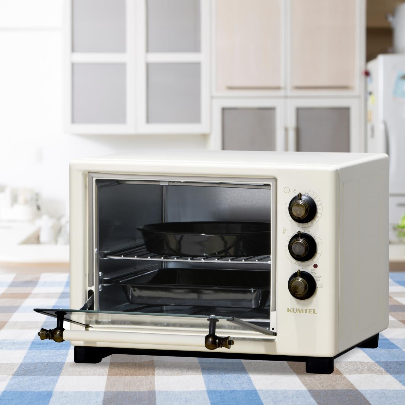 Kumtel Bej Rustik 20 Litre Mini Fırın LX-8520