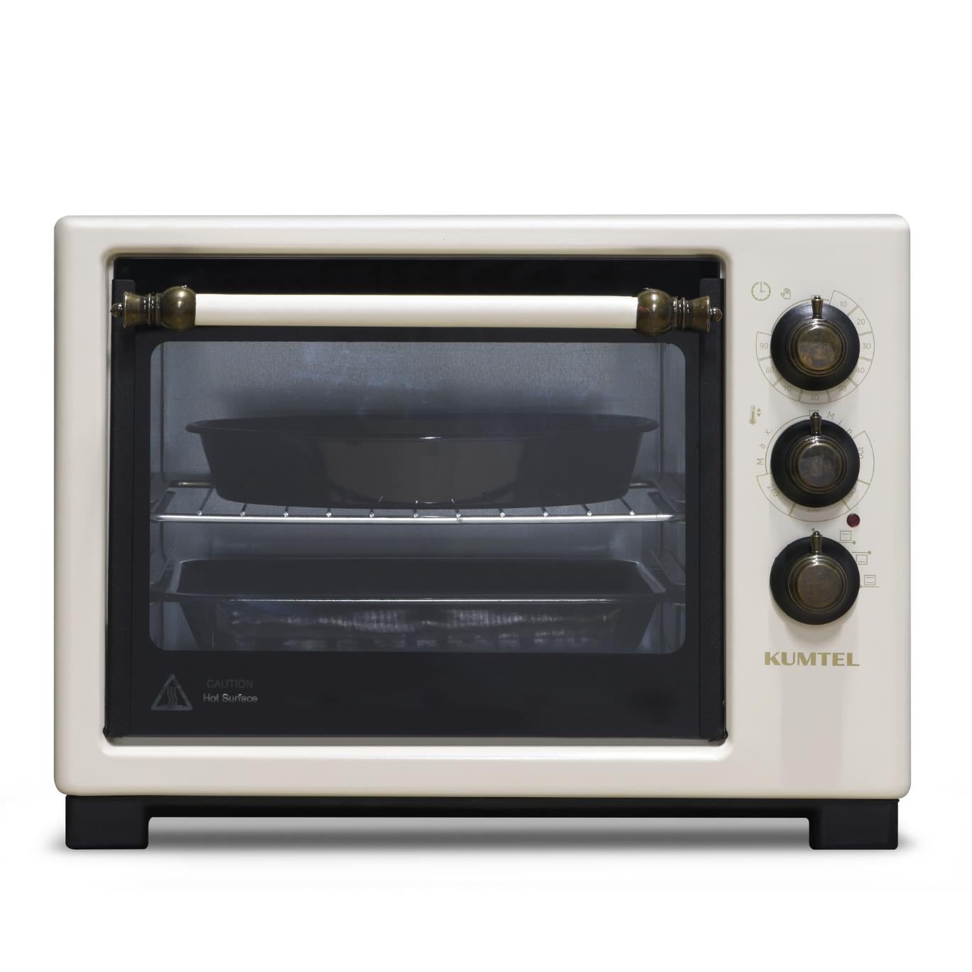 Kumtel Bej Rustik 20 Litre Mini Fırın LX-8520