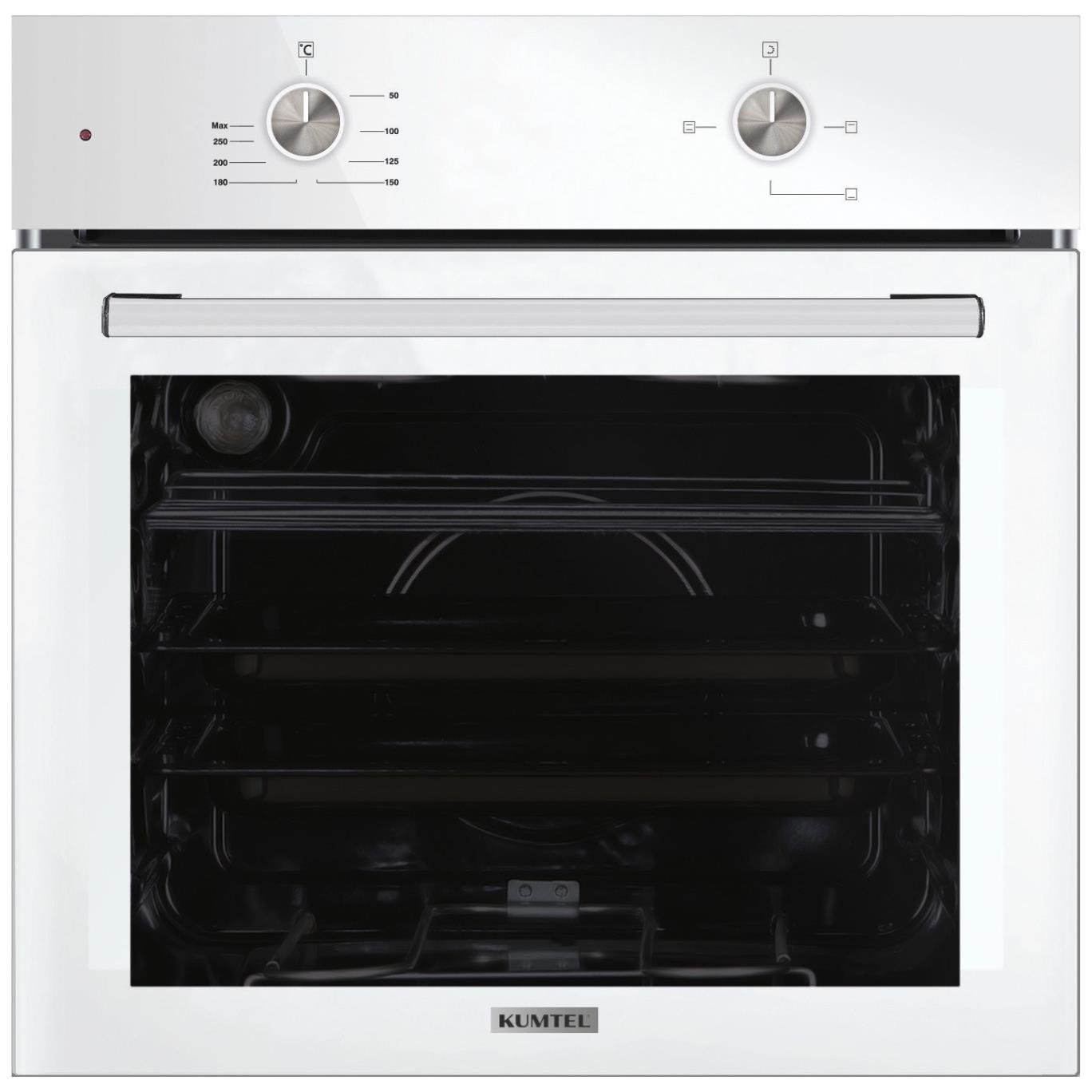 Kumtel Beyaz Cam Ankastre Fırın 