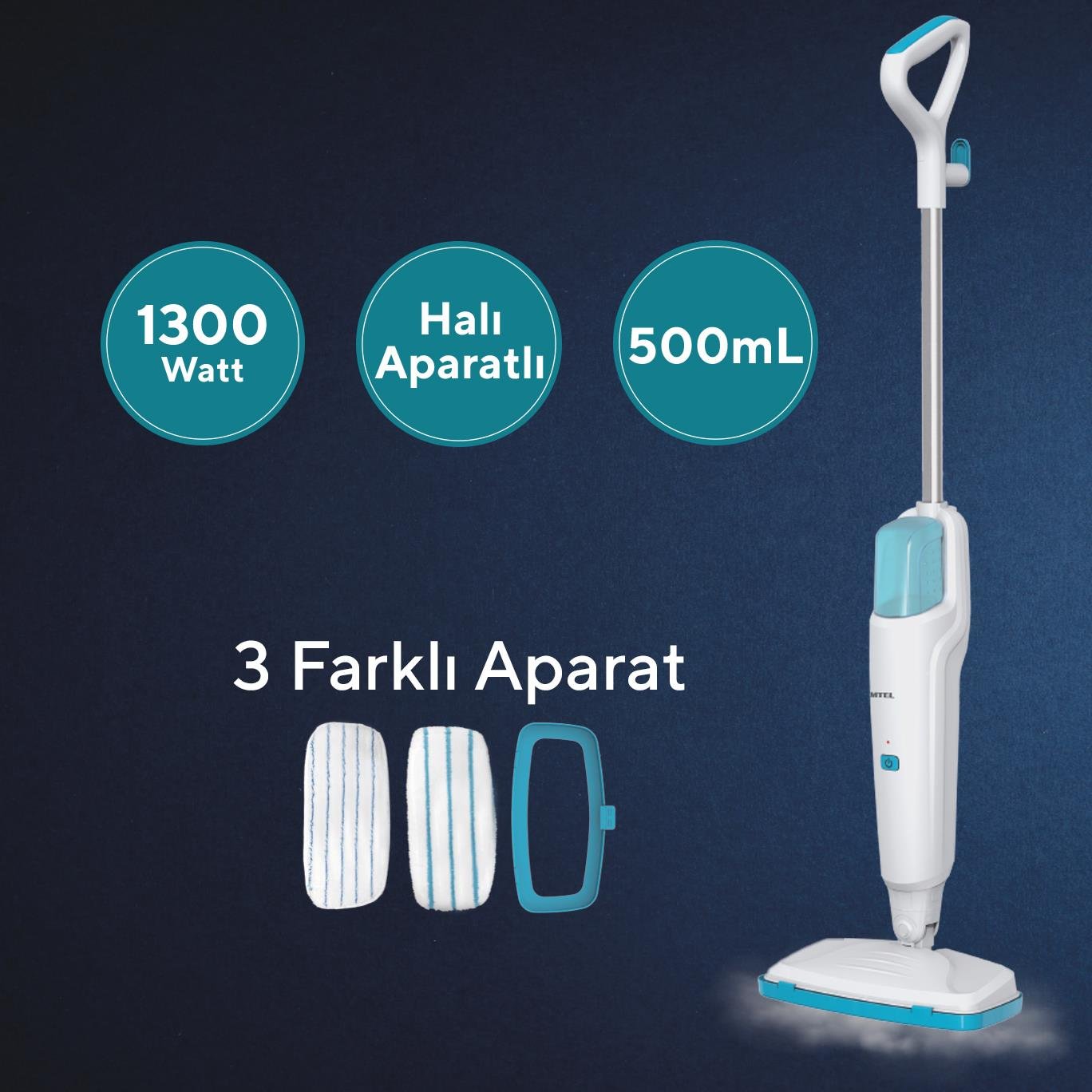 Kumtel Buharlı Temizleyici Mop HSMOP-01