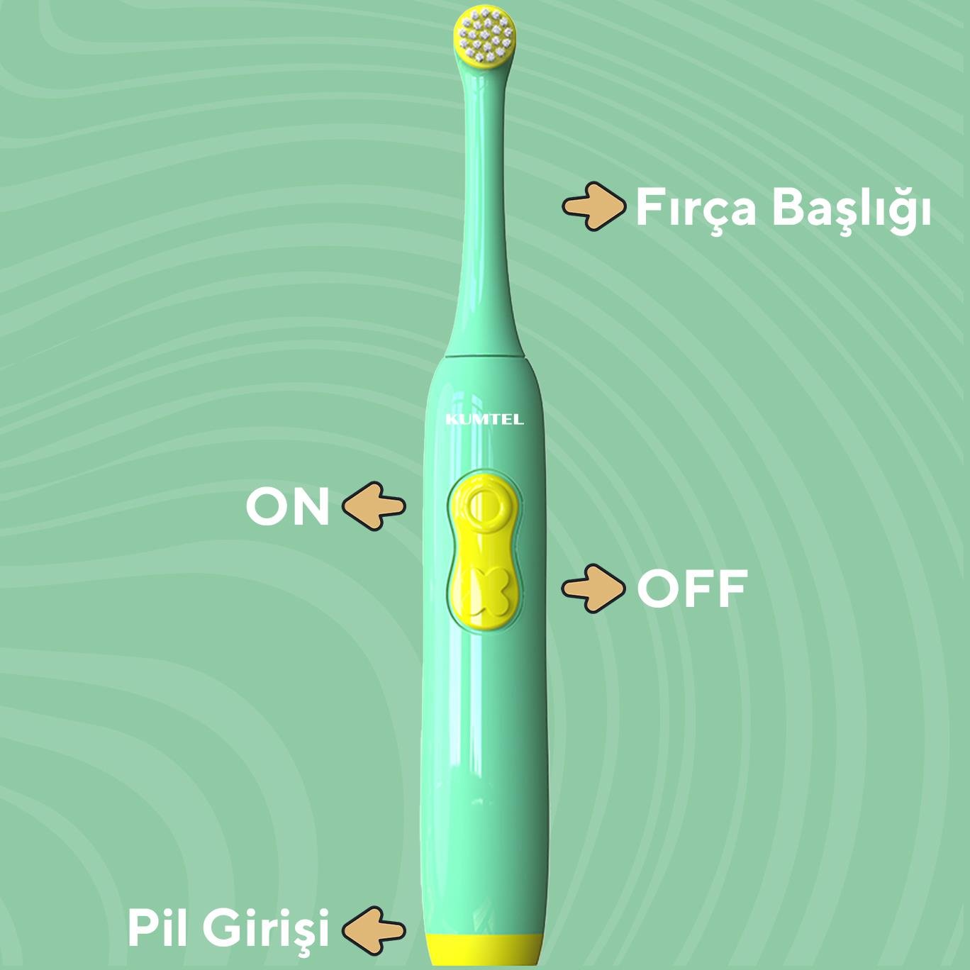 Kumtel Caremi Pilli Çocuk Diş Fırçası CTB-03