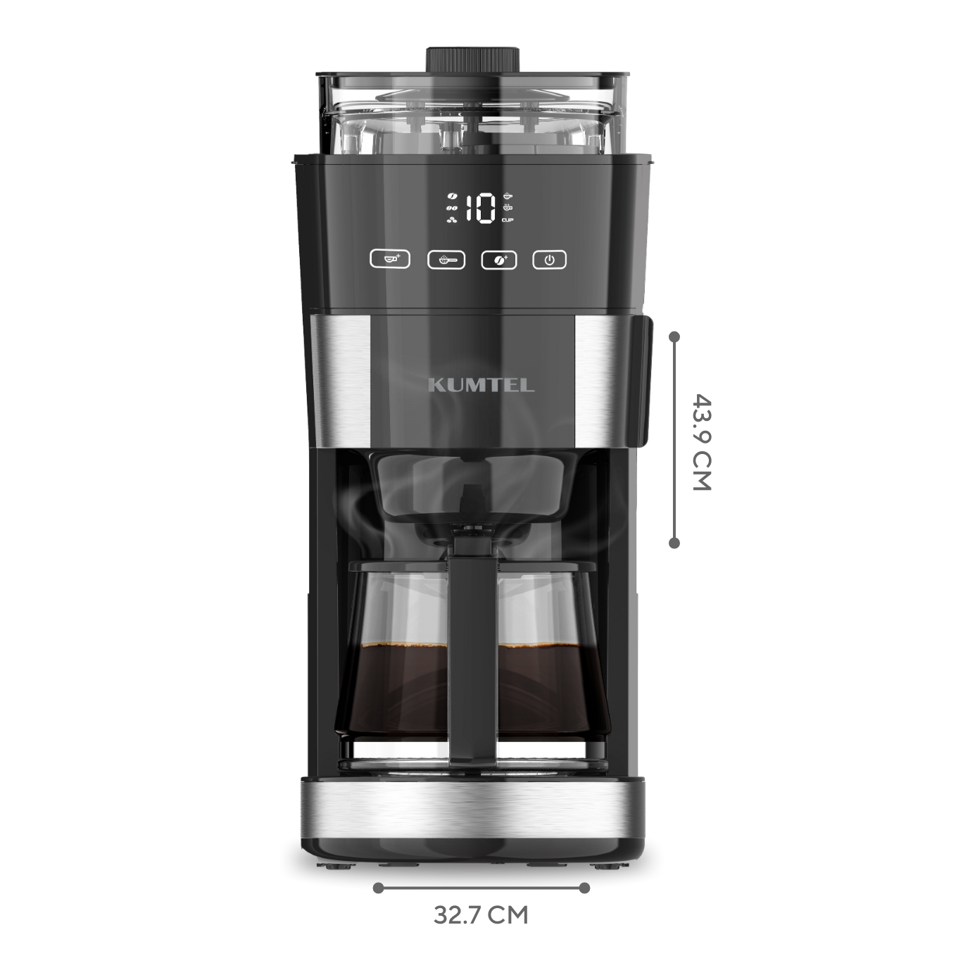 Kumtel Dijital Filtre Kahve Makinesi HFCM-02