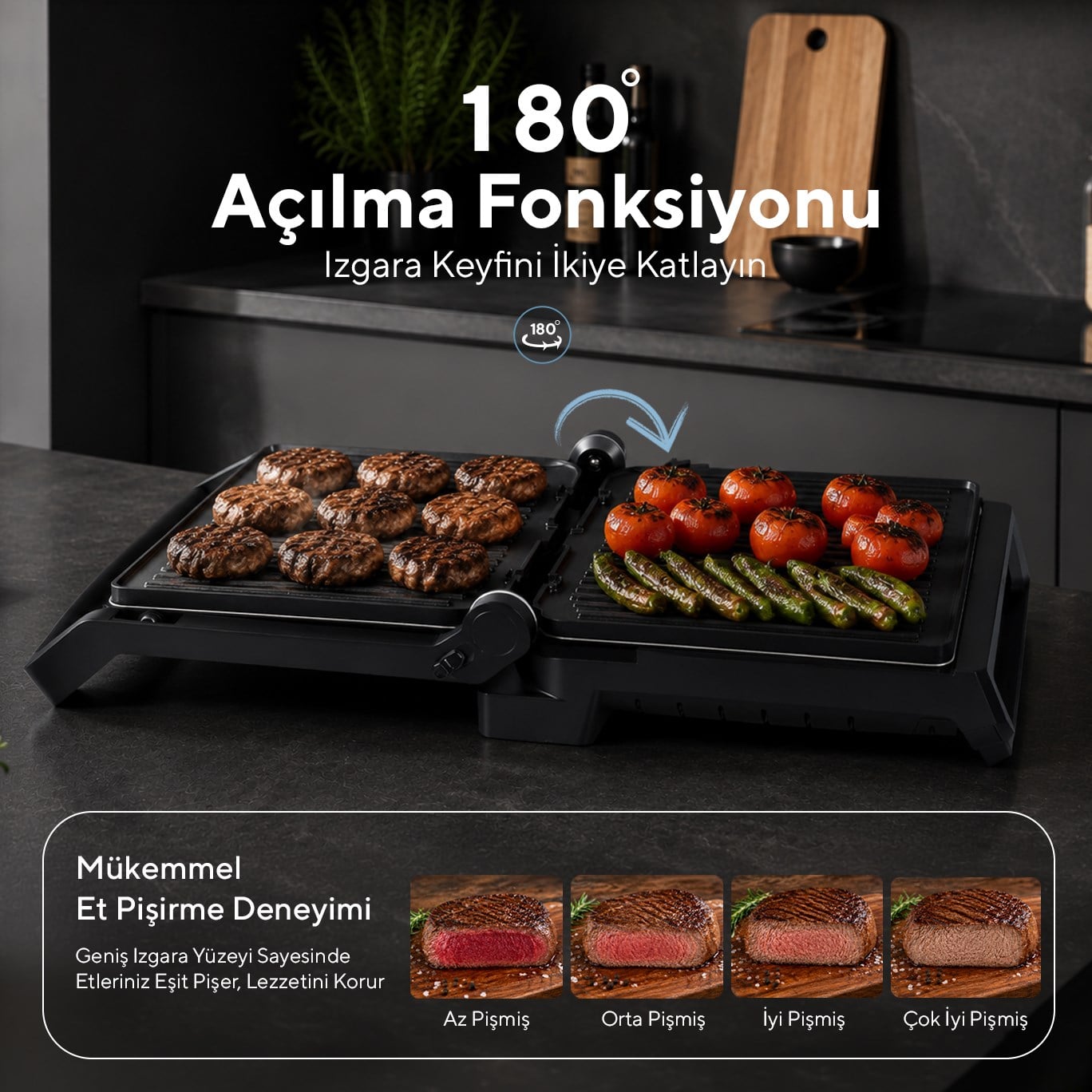 Kumtel Dijital Tost ve Izgara Makinesi 2000 W TTM-10