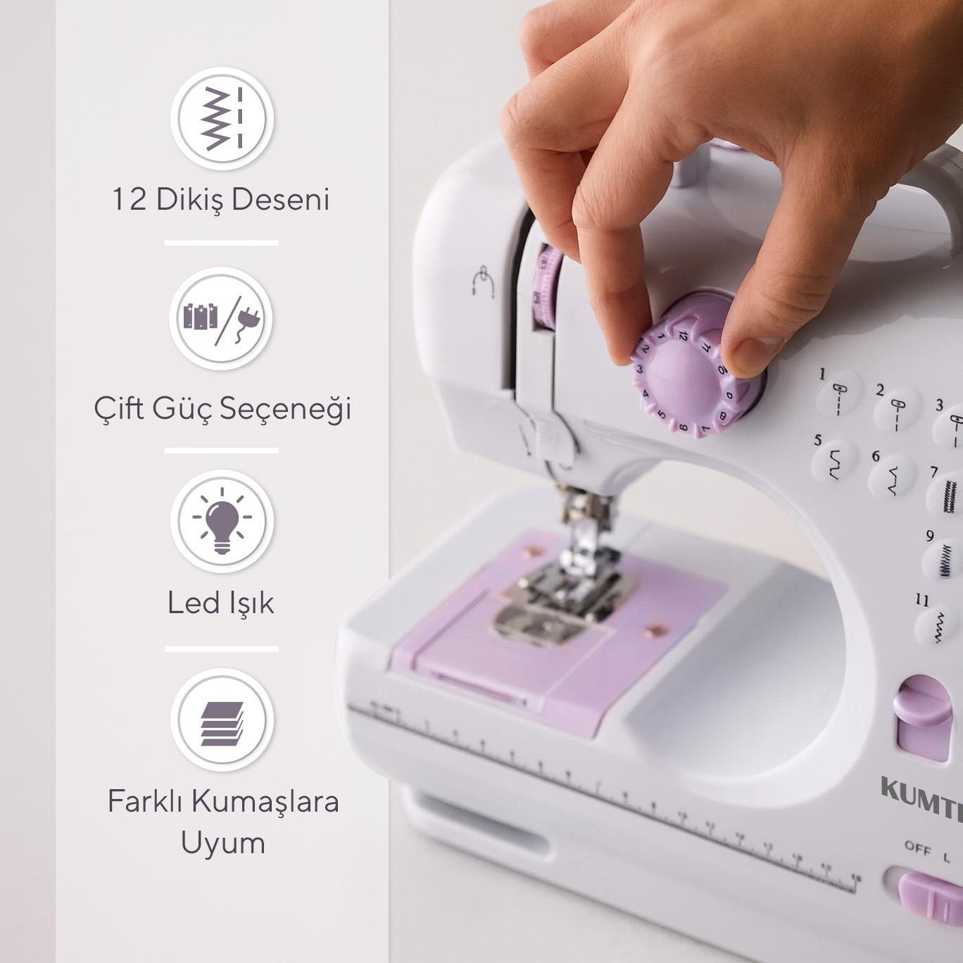 Kumtel Dikiş Makinesi HSEWM-01