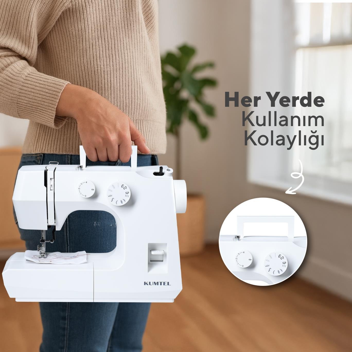 Kumtel Dikiş Makinesi HSEWM-02