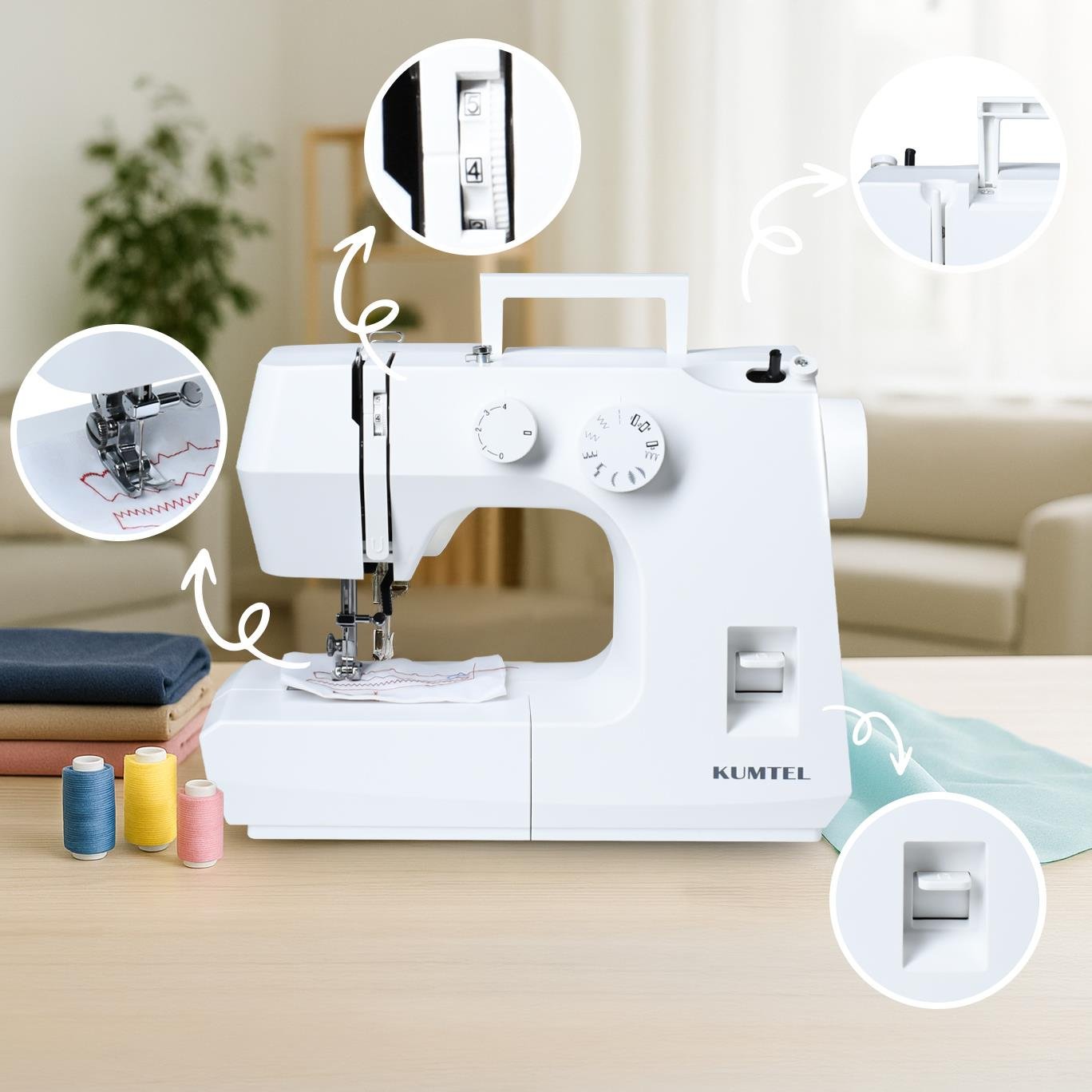 Kumtel Dikiş Makinesi HSEWM-02