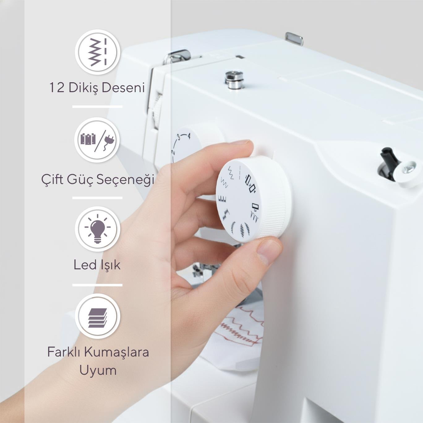 Kumtel Dikiş Makinesi HSEWM-02